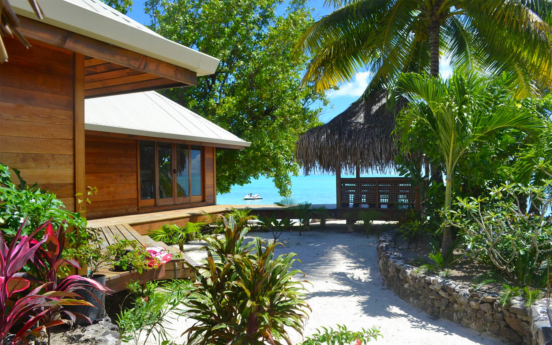 Bora Bora villa sud lodge chez nono