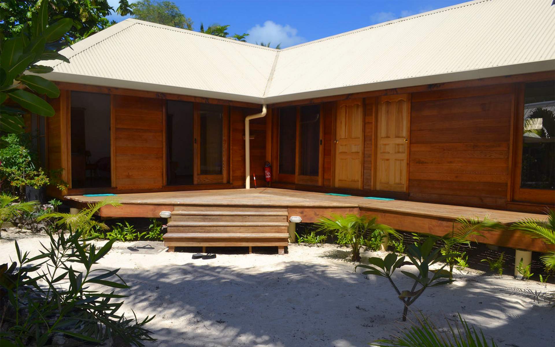 Bora Bora lodge chez nono villa sud vue